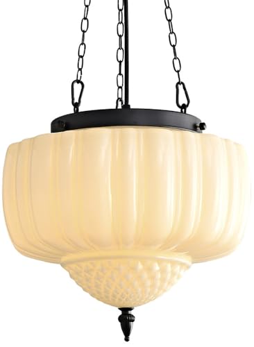 Lampe suspendue 33cm en verre de lait pour en finir avec les lumières éblouissantes