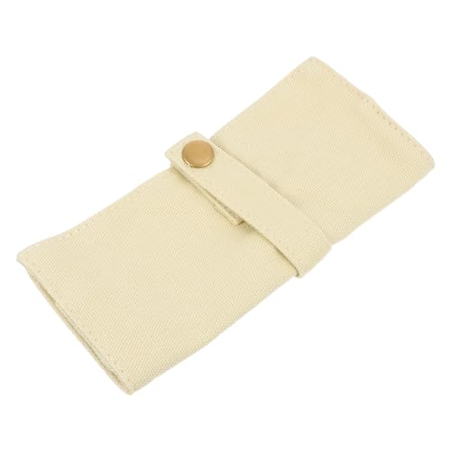 iplusmile Organizador de Relojes Rollo Bolsa de Almacenamiento Plegable de Nylon Estuche para Correas de Reloj 5 Compartimentos Diseño Compacto para Viaje Organizador de Joyas