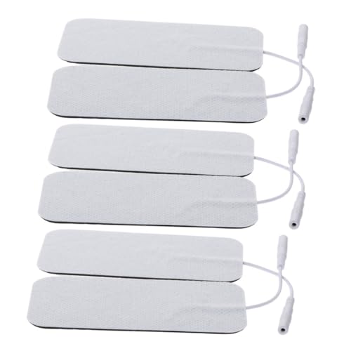 SEWOART 6 Piezas Masaje electrico Pegatina parches para electroestimulador electrapy cómodos Parches para el parches de almohadilla de electrodo Espuma