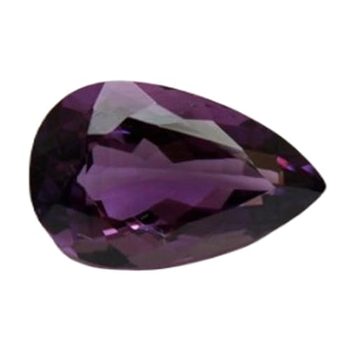 Améthyste naturelle poire taille facettes exacte pour réparer ou monter vos pendentifs