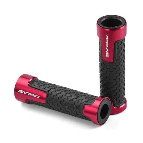 Poignées De Guidon Moto SV650 Anti-Vibration en Caoutchouc Grip Antidérapant