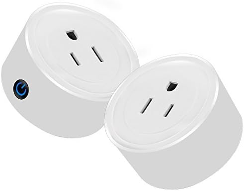 Martin Jerry mini Smart Plug Compatible with Alexa, Smart Home Devices Works with Google Home, No Hub required, Easy installation and App control Smart Switch On / Off / Timing (Model: V01) (2 Pack)