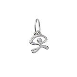 Minoplata Colgante Indalo Pequeño de Plata de Ley 925, Diseño Unisex, Amuleto de Almería, 8mm x 7mm, para Cadenas hasta 3mm