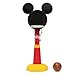 Delta Children Disney Mickey Mouse Plastic Basketball Set - Includes Basketball Hoop, 1 Basketball and Ball Pump, Red/Black
