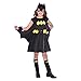 amscan Costume Batgirl classique 10-12 ans - 9906069, Noir