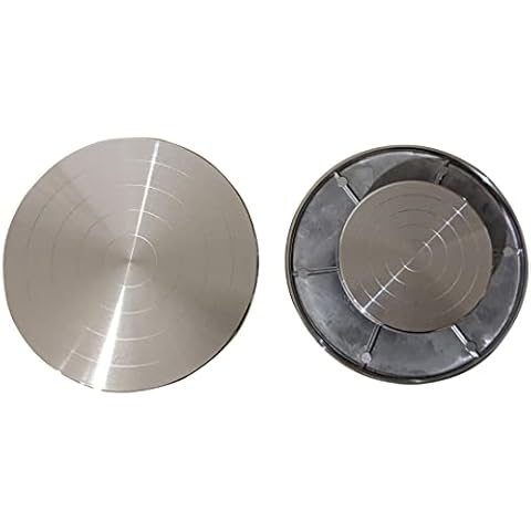 Hedgehill hochwertige Aluminium Töpferscheibe - beidseitig nutzbar - laufruhig - auf beiden Seiten stabil - leichtgängig - vielseitig einsetzbar Cover