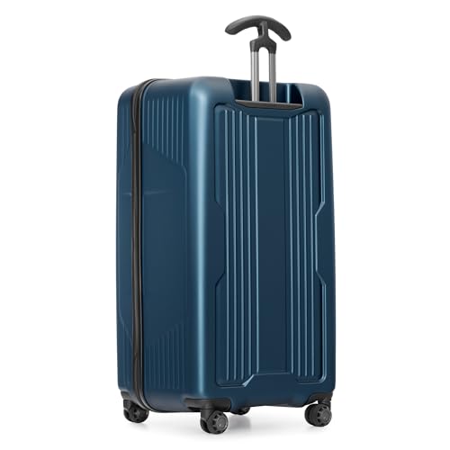 Image of Traveler's Choice Ultimax II, Matte Navy, 31-Inch Large Trunk, Ultimax II Polycarbonate Hardside Luggage With Spinner Wheels