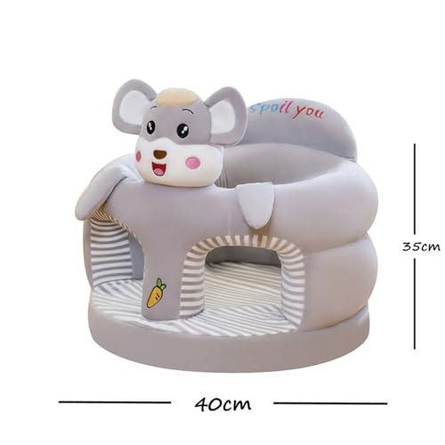 Image of Besties Cotton Toddlers Training Seat Baby Safety Sofa Dining Chair, 12-24 Months (Mouse Baby Chair)