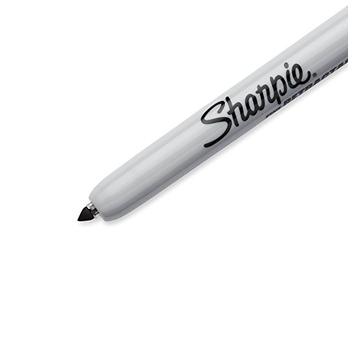 Sharpie Retractable Permanent Markers, Fine Point, Black, 3 Count #TOP3