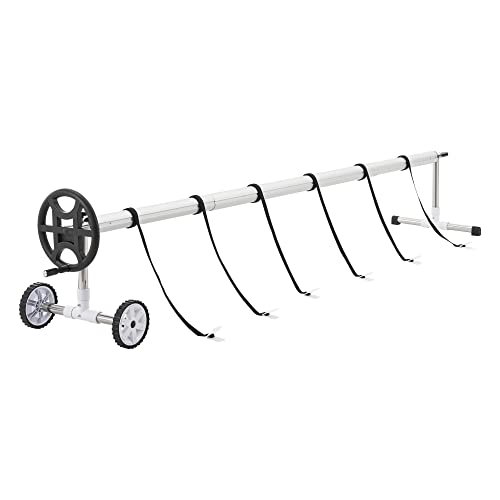 [en.casa] Pool Aufrollvorrichtung Amorgo Aufroller mit Rädern...