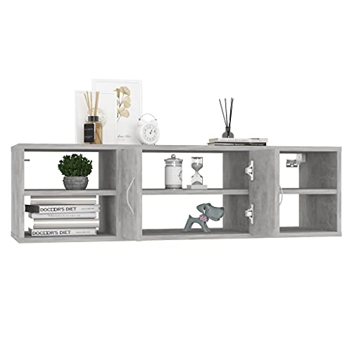 Étagère élégante en bois avec 6 compartiments de rangement design