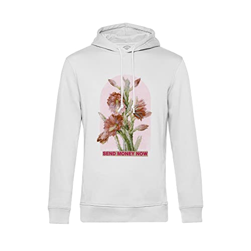 Sweat à capuche Send Money Now avec fleurs sauvages nature vintage