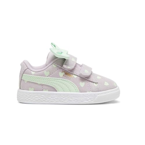 PUMA Toddler Girls Suede Classic Re-Bow Slip On Sneakers Shoes Casual - Purple