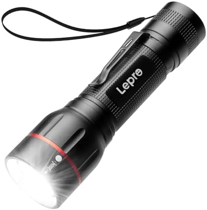 Lepro Lampe Torche LED, LE2050 Lampe de Poche Ultra Puissante, 5 ...