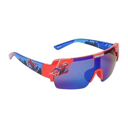 ARKAID Spider-Man Boys Sunglasses | Officially Licensed Marvel Large Sports Wrap | UV 400 | One Size Fits Most Kids