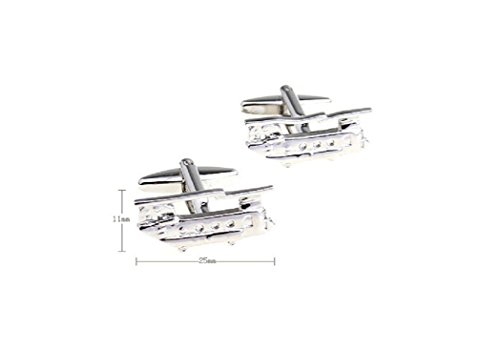 Mancuernillas Helicóptero Twin 2 Rotor con Estuche y Paño de Pulido miniatura 2