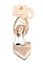 Badgley Mischka Women's Blaze Pump, White Satin, 5