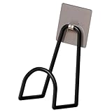 CAZSTYK Rostfreier Metall-Badmintonschlägerständer mit stabiler Konstruktion für den Innen- und Außenbereich, wandmontierter Schlägerhalter