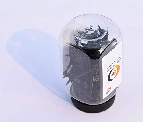 Image of Drywall Gypsum Black Screw Sharp Point Size #6 M3.5 X 50mm (Pack of 100 Pcs)