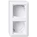 Produktbild Gira AP-Gehäuse 2f + Rahmen 106203 Standard 55 Rweiß Standard 55 Aufputzgehäuse 4010337076773