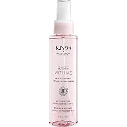 NYX PROFESSIONAL MAKEUP Bare With Me Multitasking Face Primer & Makeup Setting Spray, Hydrating Face Mist for up to 8HR Wear, Long-Lasting, Vegan Formula