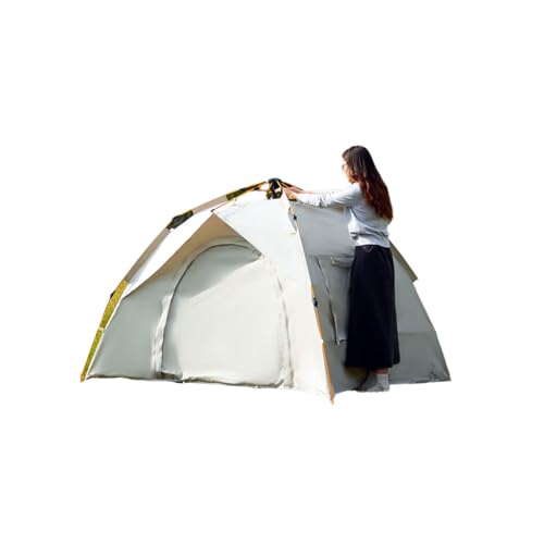 Carpa de camping automática portátil blanca grande miniatura 1