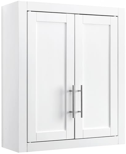 Crosley Furniture Savannah Wall Mounted Bathroom Storage Medicine Cabinet with