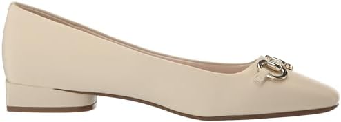 Anne Klein Women's Cora Ballet Flat, Off White, 7 | Image 5