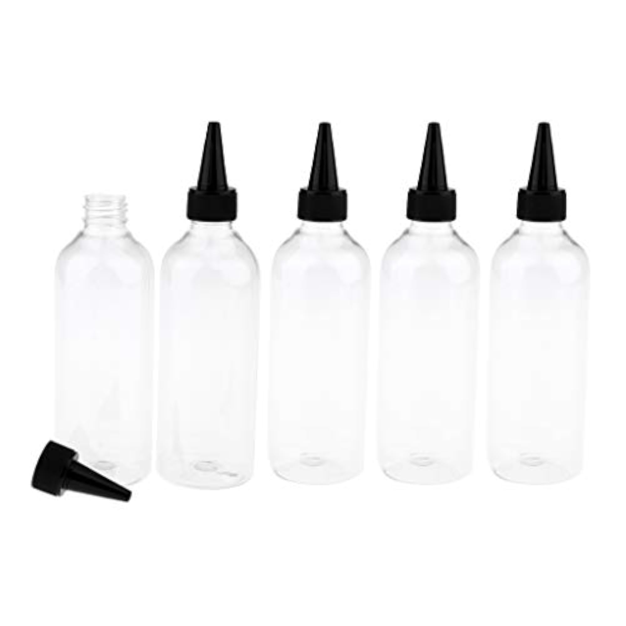 5Pieces 250ml Empty Refillable Cosmetics Sub Bottles