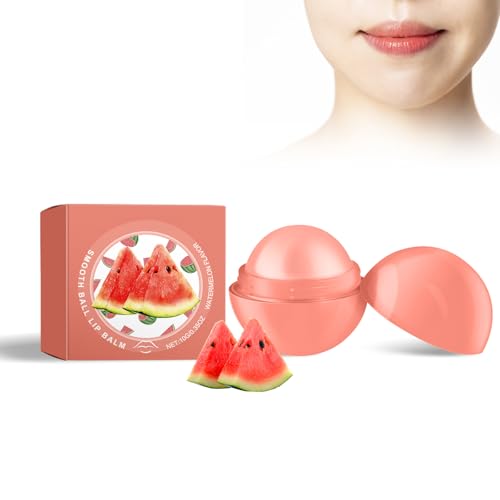 Bálsamo Labial, Esfera Nutritiva Bálsamo Labial, Bálsamo Labial De Nutrición Intensa, Hidratante Barra De Labios, Bálsamo Labial Shine, Sabor a Sandía Flavor Smooth Ball Lip Balm