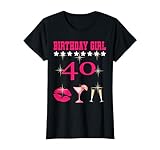 Geburtstags-Shirt Geschenk-Idee Frau Jahrgang Sekt