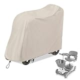 AlaSou Mobility Scooter Storage Cover Heavy Duty Waterproof Outdoor Rian Snow Protection, for 3 or 4