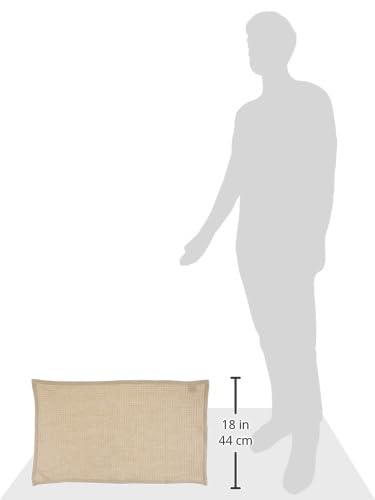 Serviettes gaufrées Mud Pie taupe grand format 66 x 41.5 pouces - 6