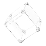 GALPADA Caja Transparente para Ahorrar Dinero de Acrílico con Apertura Fácil Hucha Versátil para Adultos para Propinas Donaciones y Gestión de Hogar y Oficina Diseño Claro para Monitoreo