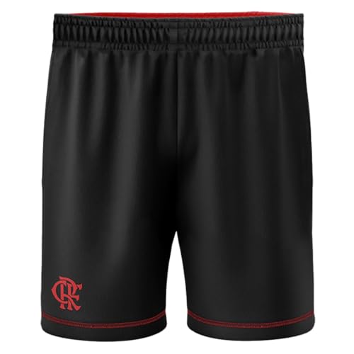 Braziline Bermuda Flamengo Taça, Preto, GG