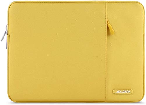 MOSISO-Funda-Protectora-Compatible-con-iPad-Pro-113rd-Gen-M1-5G109-iPad-Air-4102-iPad-87105-iPad-Air-3-iPad-97Surface-GoBolsa-Blanda-de-Tableta-con-Bolsillo-VerticalAmarillo