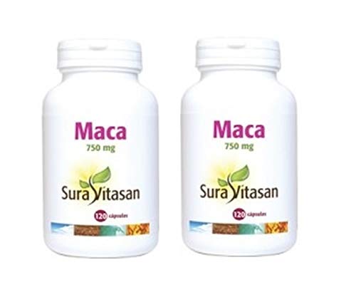 Maca 750 mg 120 cápsulas (Pack 2 u.)