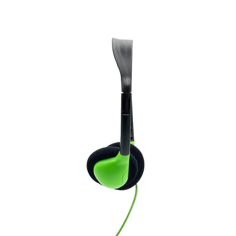 HamiltonBuhl Personal On-Ear Stereo Headphone, Green