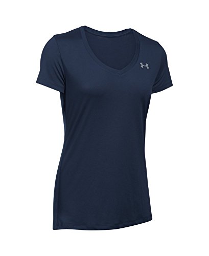 Image of Under Armour Womens Tech V-Neck Short-Sleeve T-Shirt