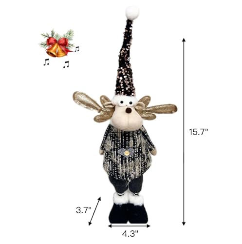 Classic-Christmas-Figurine-Santa-Claus-Reindeer-Snowman-Handmade-for-Home-Decor-Reindeer Classic Christmas Figurine Santa Claus Reindeer Snowman Handmade for Home Decor Reindeer