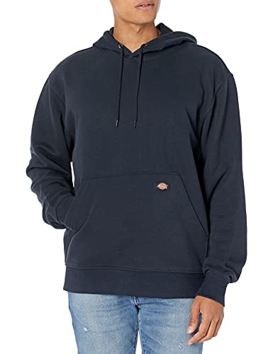 Dickies Men's Pullover Fleece Hoodie, Dark Navy, Small
