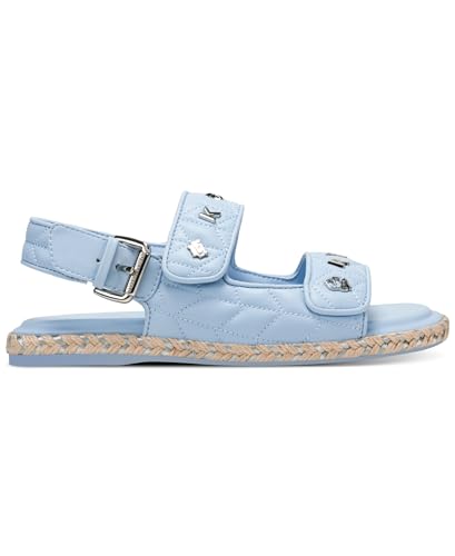 Image of KARL LAGERFELD Women's Charlay Double Strap Sandal With Pin Embellishments