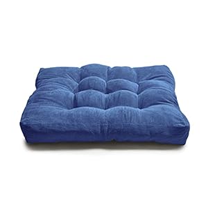 24” Inch Extra Large Floor Cushions Tufted Floor Pillow for Adults Square Meditation Ultimate Comfort Oversized Pillows for Floor Cushion (Aqua)