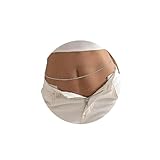 VAMA Sexy Stone Hip Belly Chain Saree Waist belt karddhani vaddanam Bikni Kamarbandh Body Kamarchain Kamarband for women Girls (Silver Hip Kamar Chain)