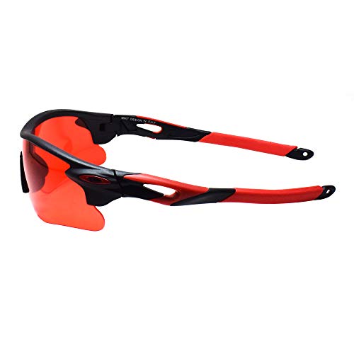 Image of Peter Jones Men Wrap Around Sunglasses Frame, Transparent Lens Free Size (NDM007)