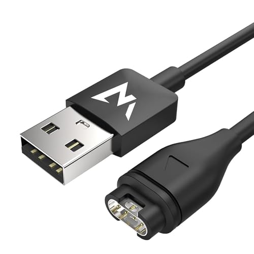 W Wonder Full Power - Cable de Carga Compatible con los Relojes Garmin fēnix 5, 5 Plus, 5S, etc, 6, 6S, 6X, 7, 7S, 7X, Forerunner/vívoactive/vívomove/vívosport
