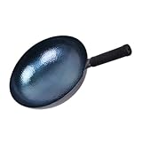 Wok de cuisine chinoise – la poignée ergonomique facilite le transport et le rangement, pour une utilisation domestique optimale