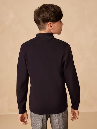 Pull col zippé garçon idéal pour la cour de récréation - 7