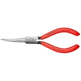 KNIPEX 45°先曲ニードルノーズプライヤー 160mm 3121160