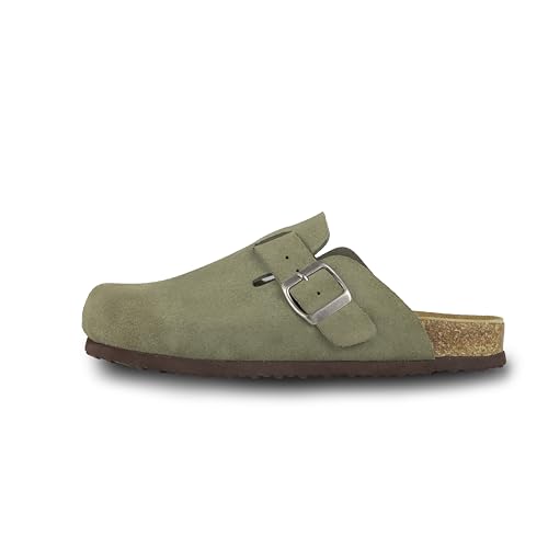 Image of EMMA NEW YORK Womens Clogs Mules Slip-On for Women with Arch Support Cork Footbed Potato Shoes